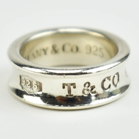 Tiffany & Co. Jewelry - TIFFANY & CO Sterling Silver "1837" Ring (o) Sz: 5.5 - 1079